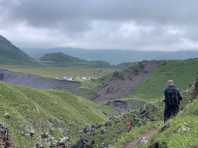 Northern side of Mount Elbrus