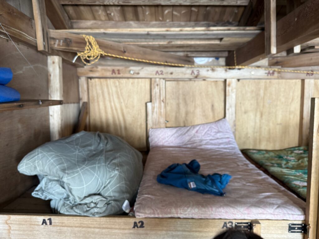 Basic Accommodation on Mount Fuji.