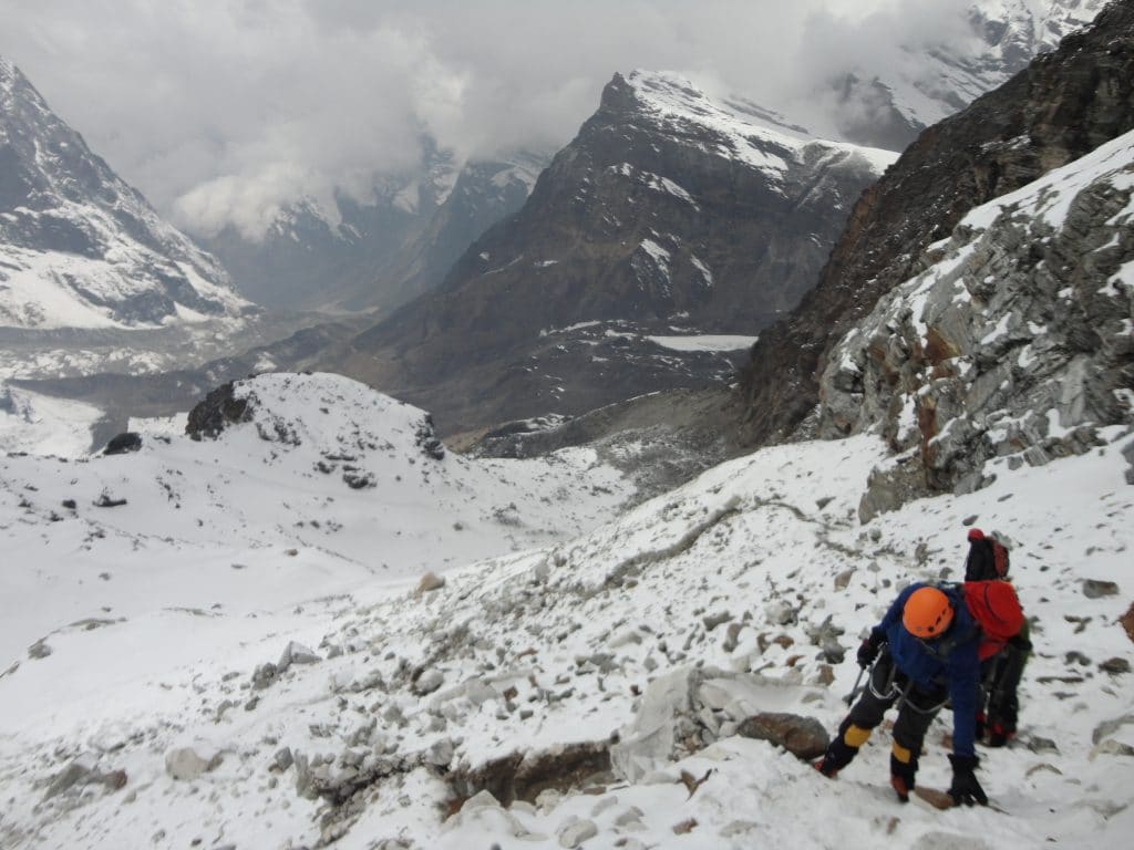 Moving up to Mera Peak Base Camp