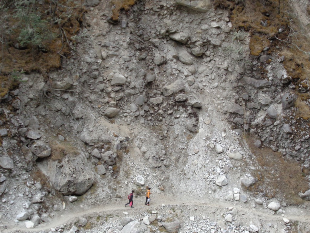 Very Dangerous area on the trail.