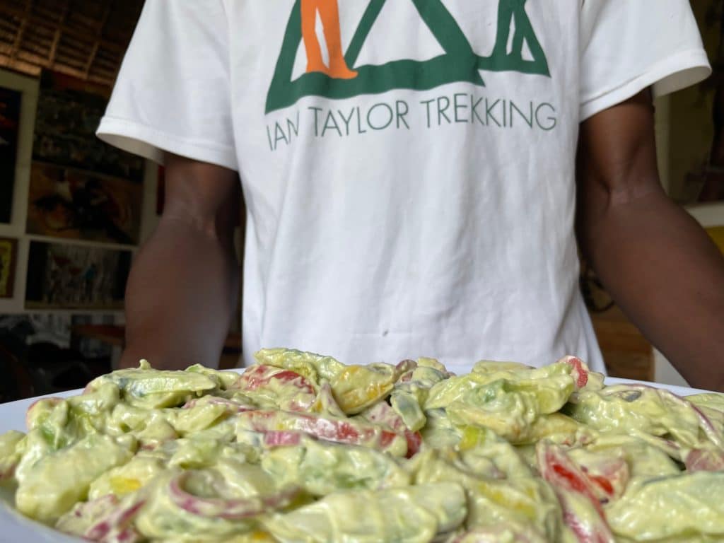 Avocado Salad on Kilimanjaro