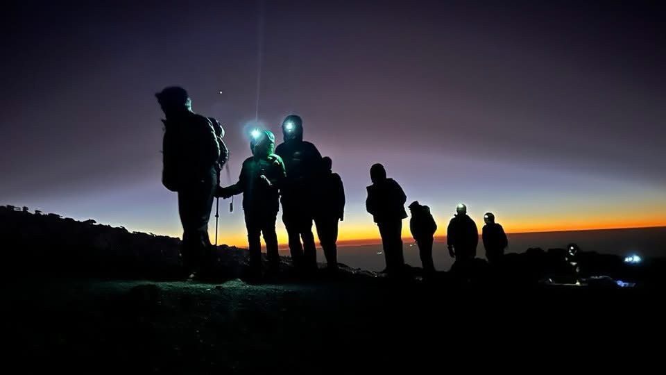 Sunrise on Kilimanjaro