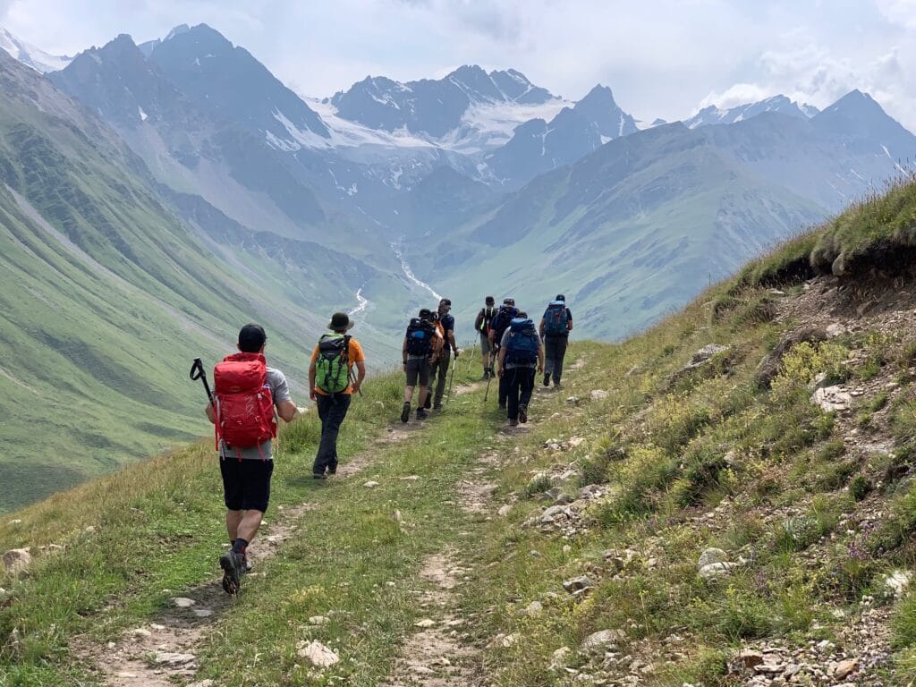 The eastern side of Mount Elbrus