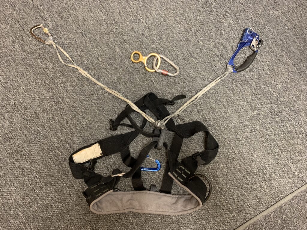 My climbing harness for Island Peak