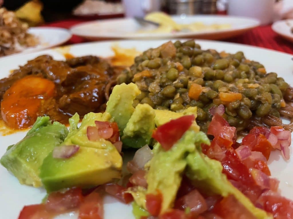 Food on Day 5 on Kilimanjaro