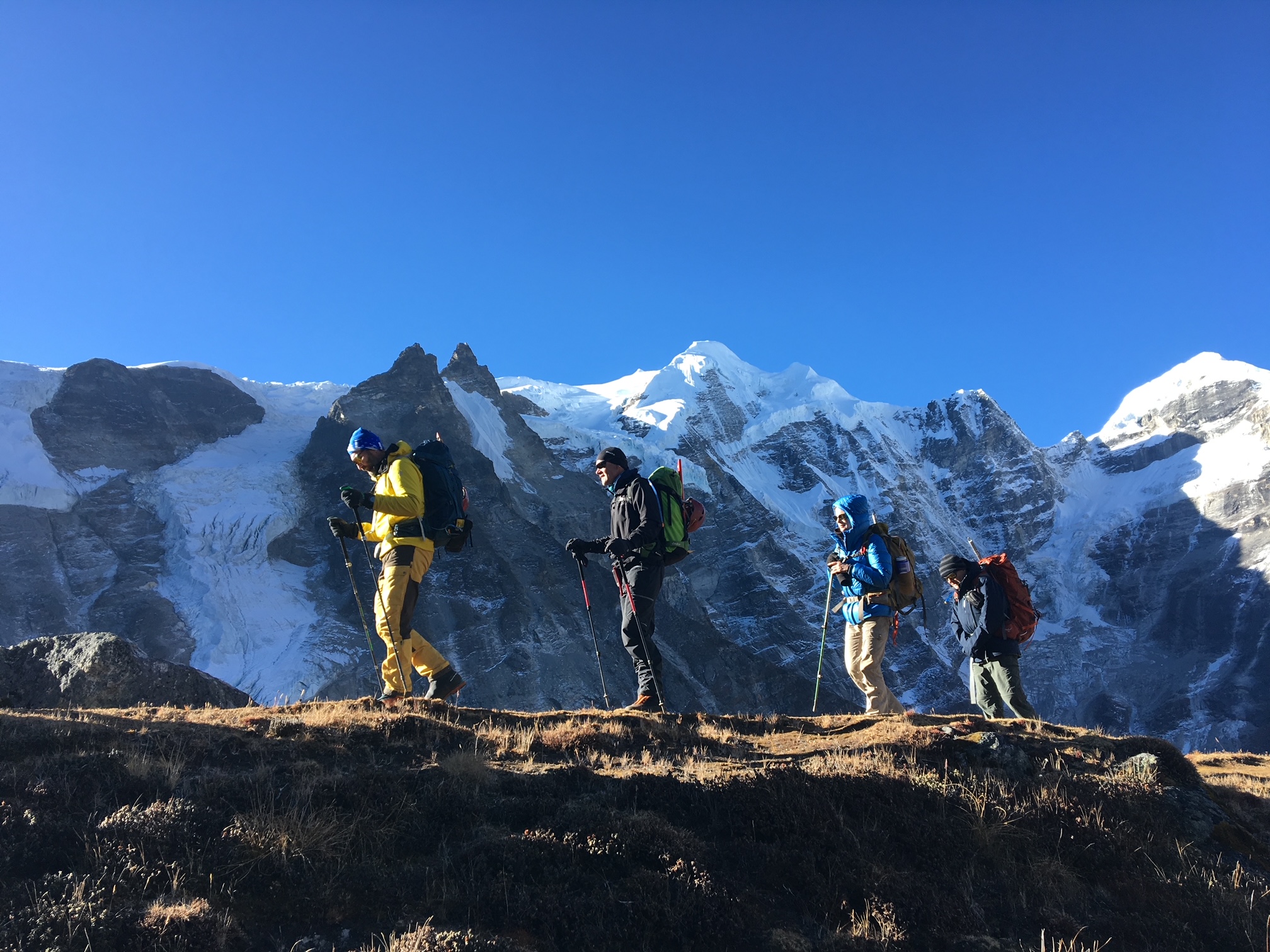 The route to Mera Peak Base Camp