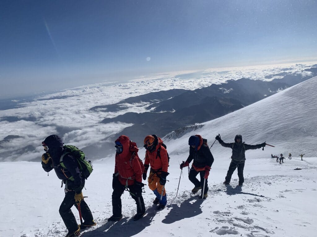 High on Mount Elbrus