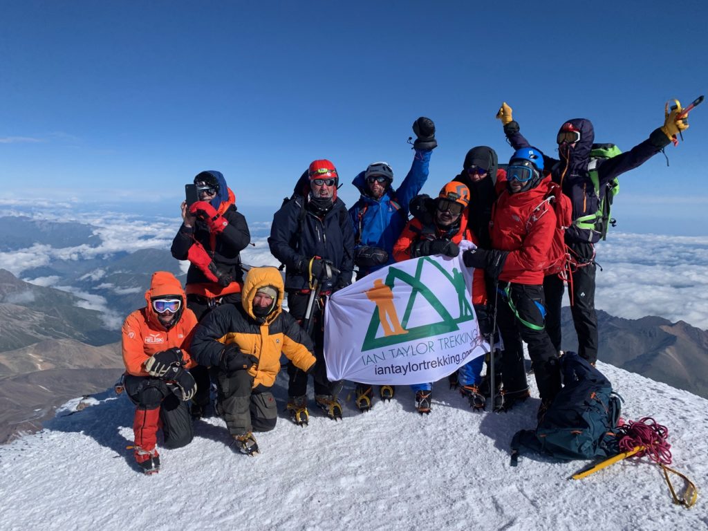 On the summit of Elbrus