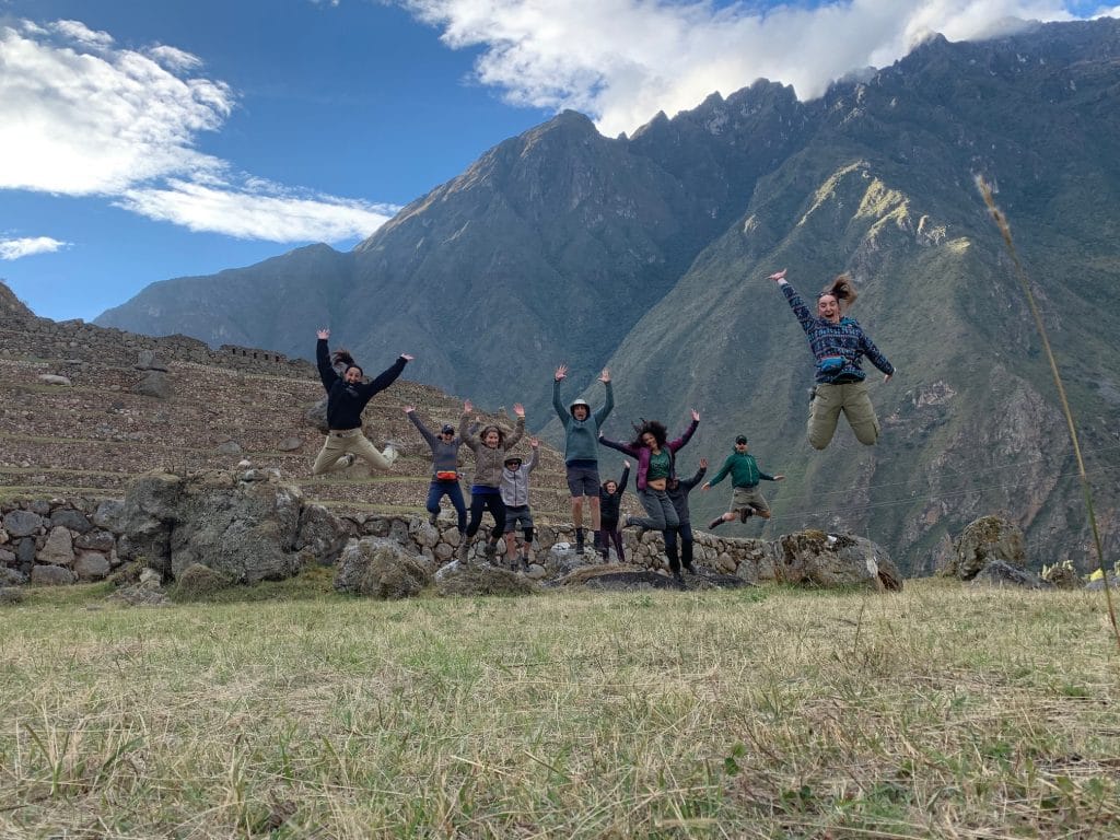 Camp on our first night on the Classic 5 Day Inca Trail