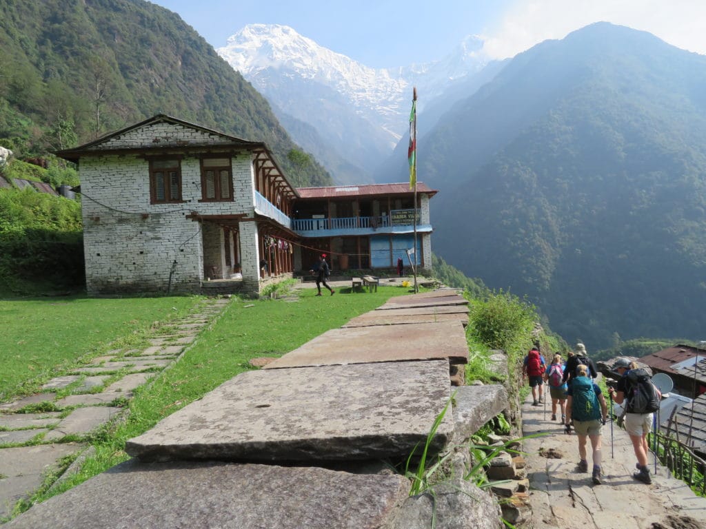 Daily distances on the Annapurna Base Camp Trek
