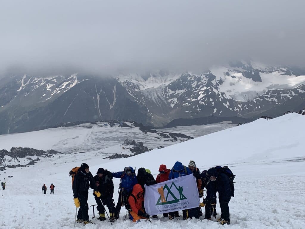 The Southern side of Mount Elbrus