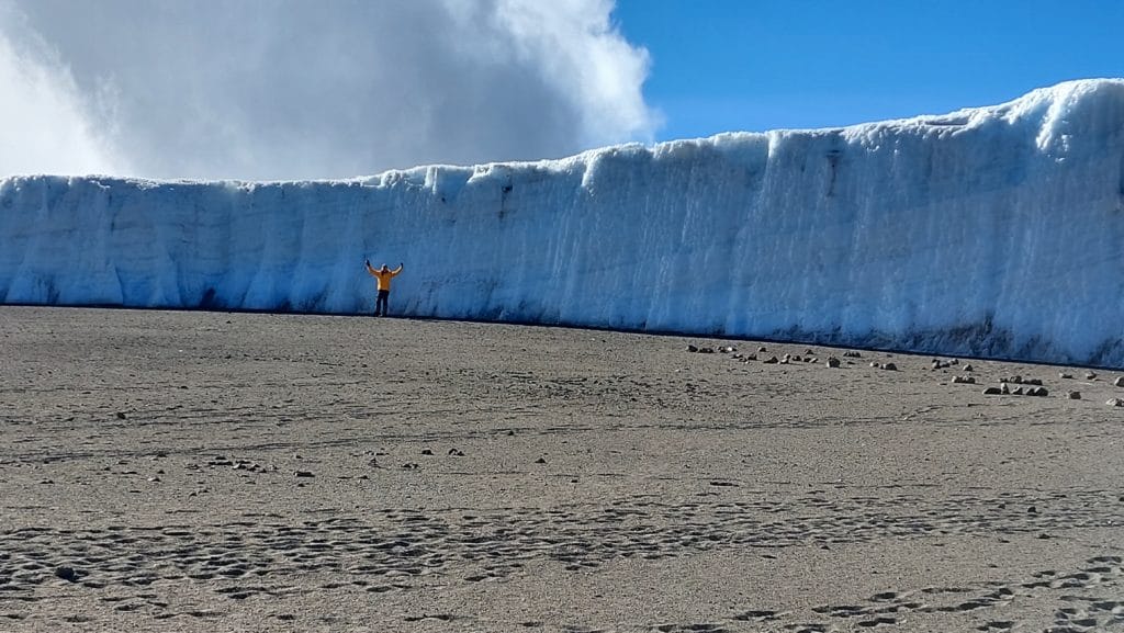 Kilimanjaro crater
