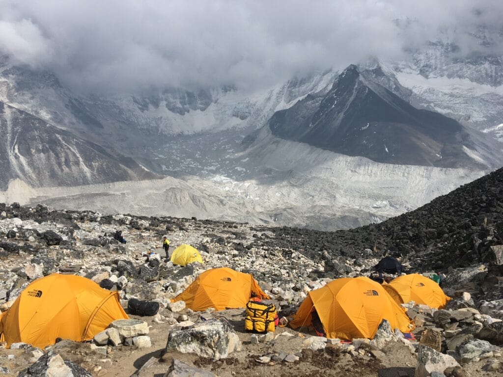 High Camp on Island Peak
