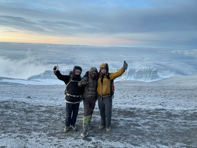 Summit night on Kilimanjaro