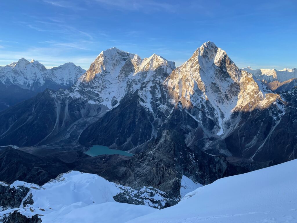 High on Lobuche Peak