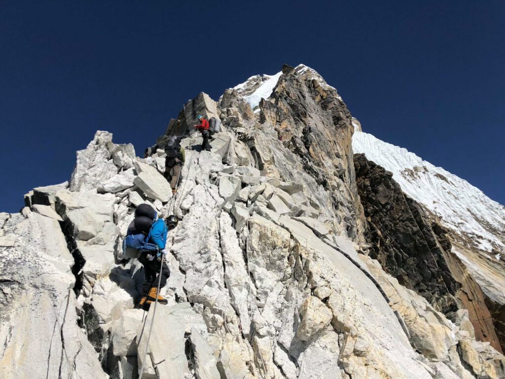 Climbing Ama Dablam