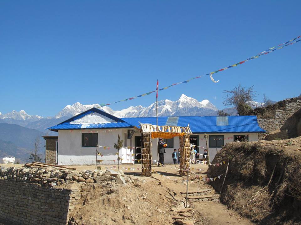 Our first school in Goli village
