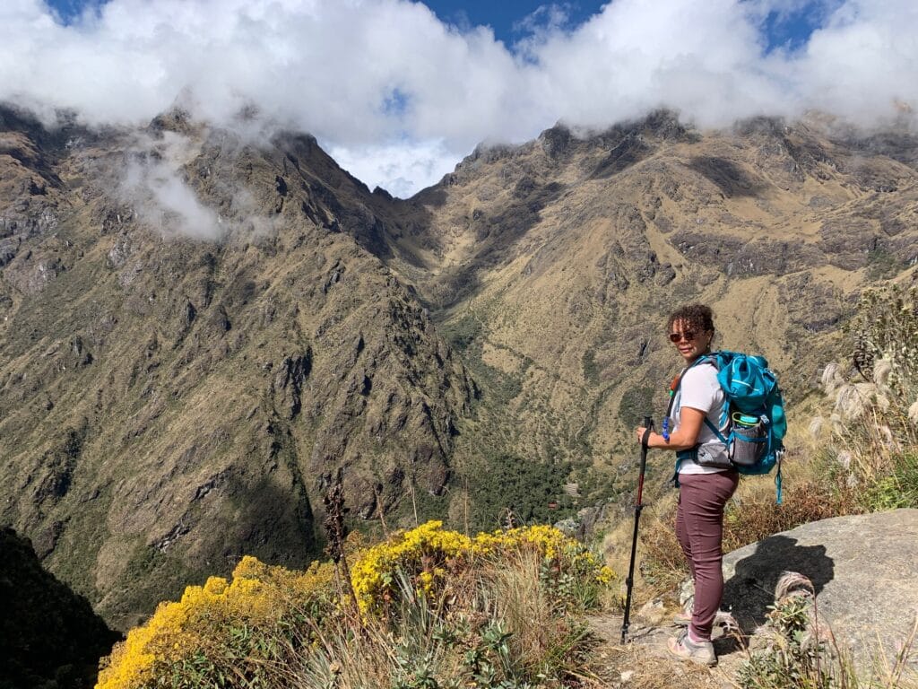 Looking back to the Dead Women's Pass