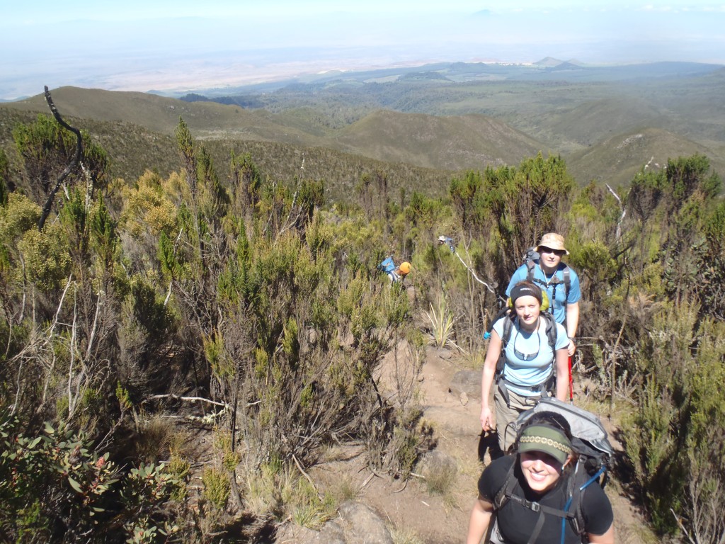 The Lemosho Route on Kilimanjaro - Coming out of the Rain Forest