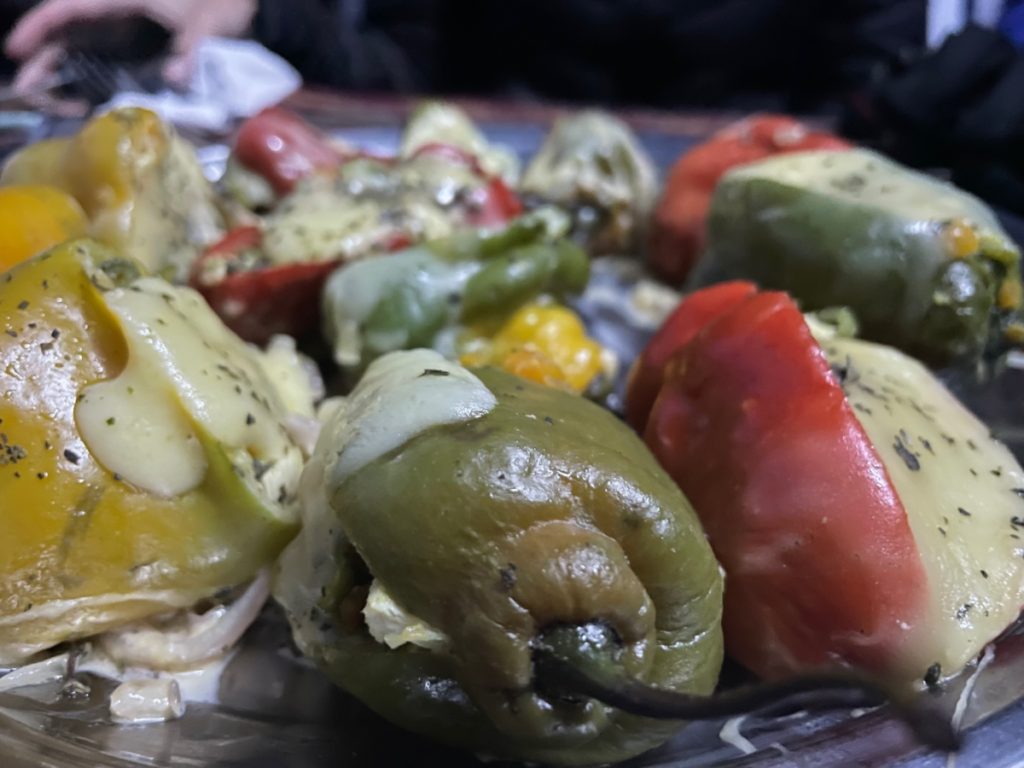 Dinner on the Inca Trail