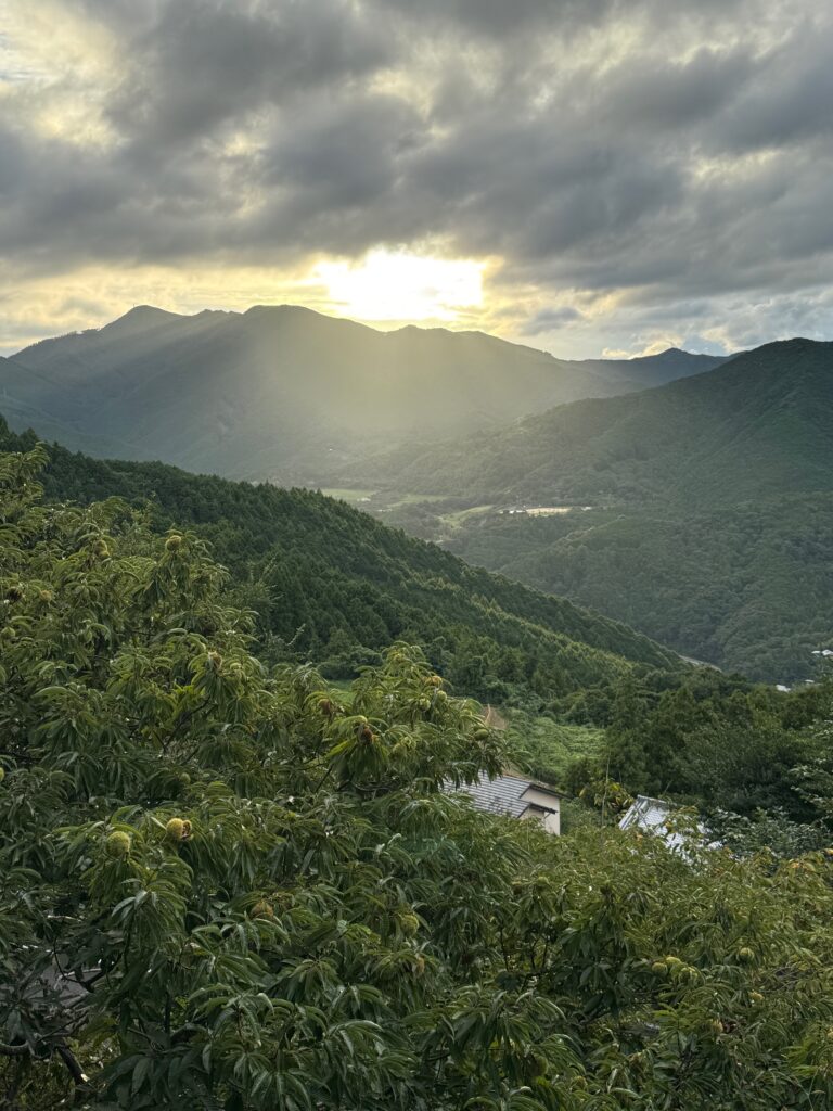The first night on the Kumano Kodo Trail.