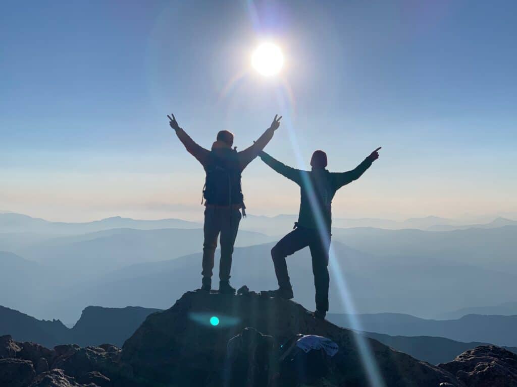 The summit of Holy Cross