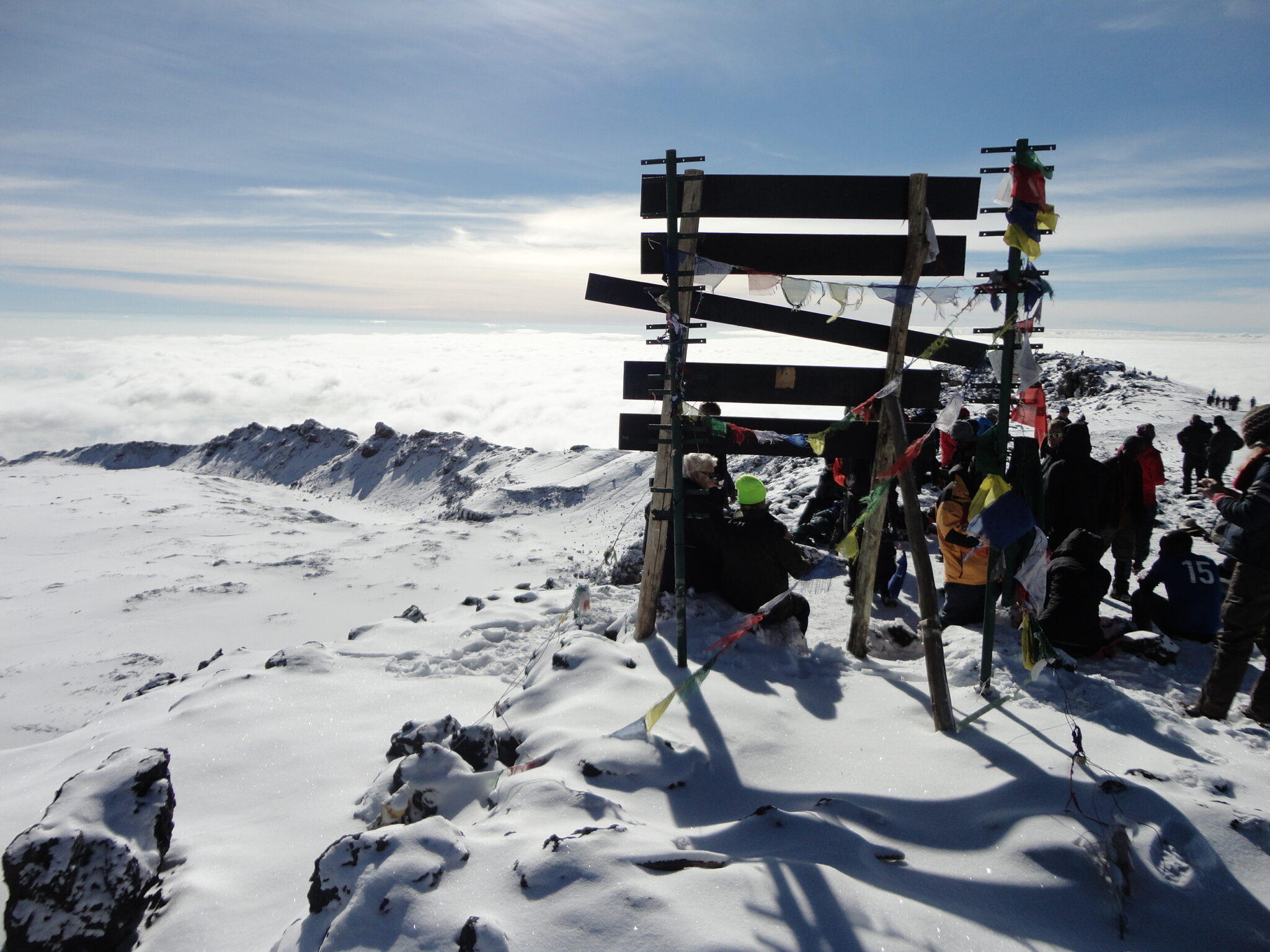 The summit of Kilimanjaro